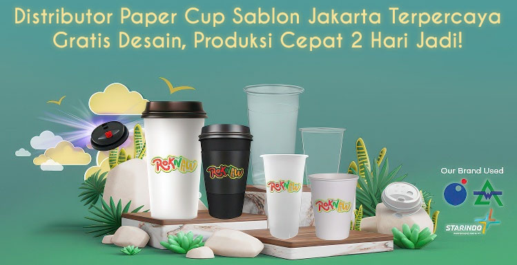 Distributor Paper Cup Sablon Jakarta Terpercaya ROKNFLW