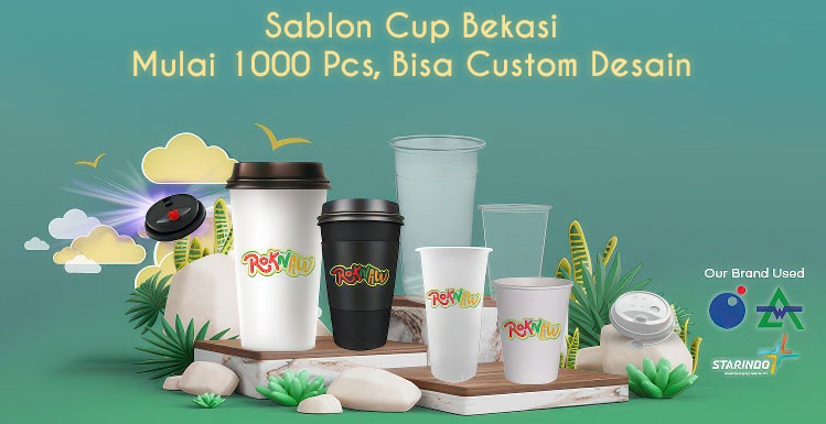 Sablon Cup Bekasi – Mulai 1000 Pcs, Bisa Custom Desain